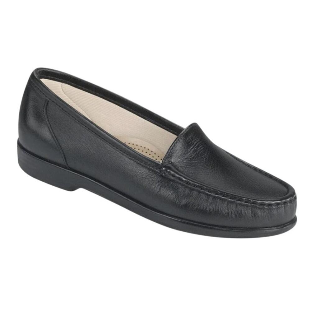 SAS Simplify Comfort Loafer in Black, Size 11 Wide